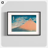 A Mild Breeze on a Fine Day - Katsushika Hokusai Poster.