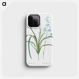 Blueberry lily illustration - Pierre Joseph Redouté Phone Case.