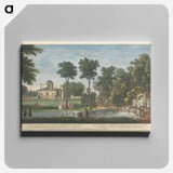 アートパネル-A View of the Cascade, of part of the Serpentine River, & of the West Front of the House of the Earl of Burlington, at Chiswick
 - イェール大学アートギャラリー Canvas.