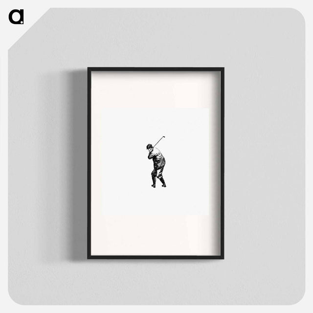 アートポスター-Vintage Golfer from Won at the Last Hole. A Golfing Romance, Etc
 - 大英図書館 Poster.
