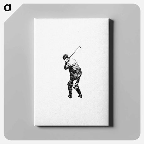 アートパネル-Vintage Golfer from Won at the Last Hole. A Golfing Romance, Etc
 - 大英図書館 Canvas.