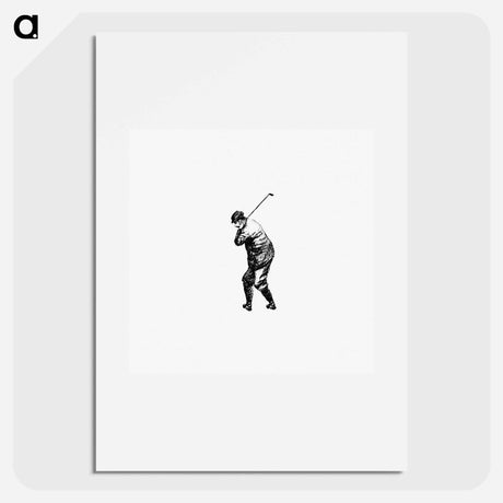 アートポスター-Vintage Golfer from Won at the Last Hole. A Golfing Romance, Etc
 - 大英図書館 Poster.