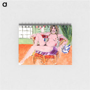 アートメモ帳-Seated Odalisque - アンリ マティス Memo.