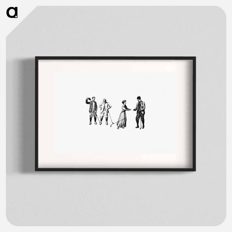 アートポスター-Vintage Golfers from Won at the Last Hole
 - 大英図書館 Poster.