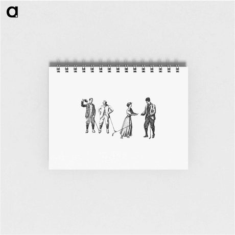 アートメモ帳-Vintage Golfers from Won at the Last Hole
 - 大英図書館 Memo.