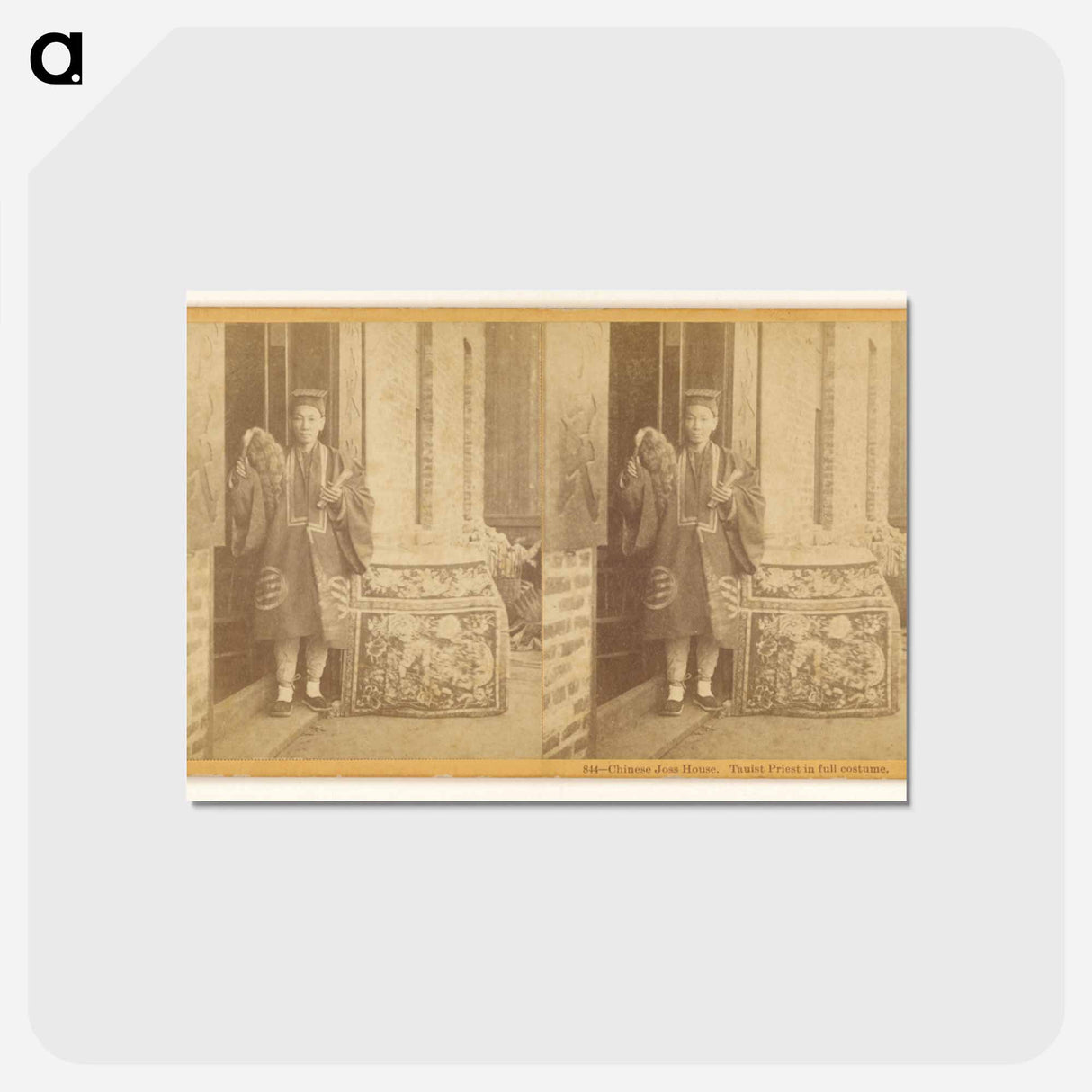 アートポストカード-Chinese Joss House
 - エドワード マイブリッジ Postcard.