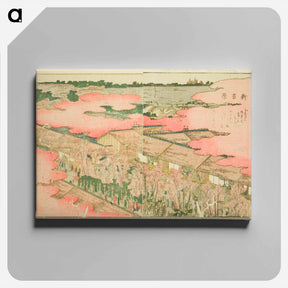 アートパネル-Shin Yoshiwara - 葛飾 北斎 Canvas.