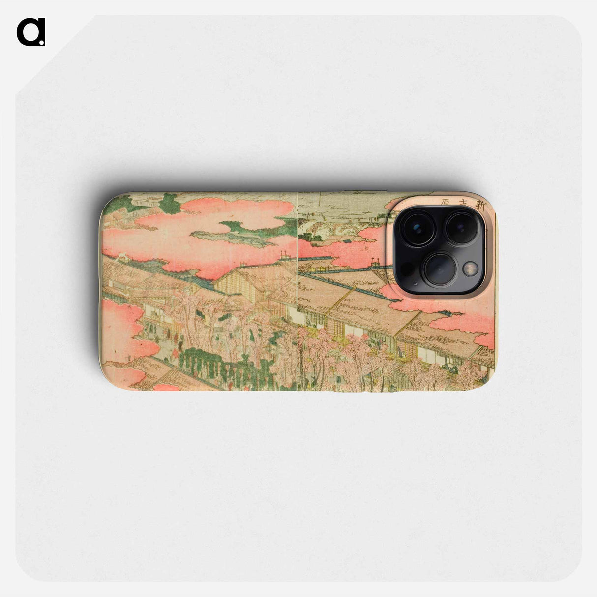 Shin Yoshiwara - Katsushika Hokusai Phone Case.