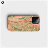 Shin Yoshiwara - Katsushika Hokusai Phone Case.