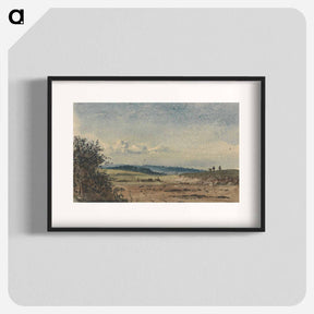 アートポスター-Landscape With Figures and a Wagon
 - イェール大学アートギャラリー Poster.