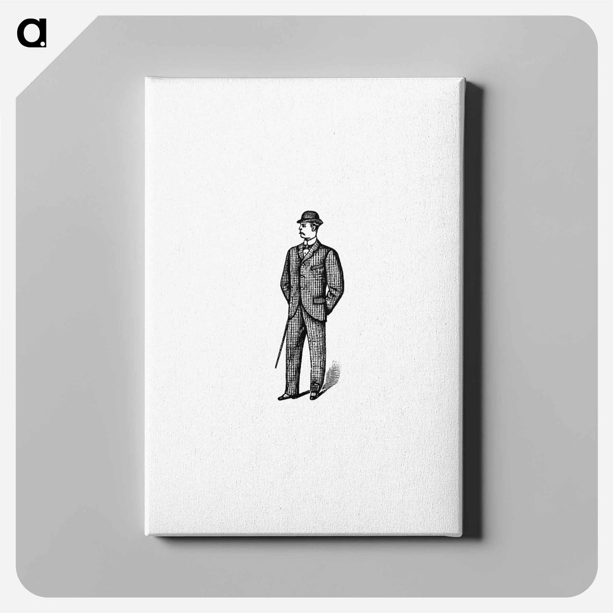 アートパネル-Gentleman Fashion from Cook's Handbook For London
 - 大英図書館 Canvas.