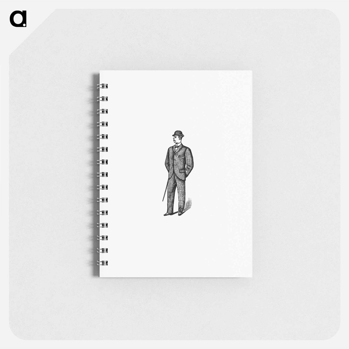 アートメモ帳-Gentleman Fashion from Cook's Handbook For London
 - 大英図書館 Memo.