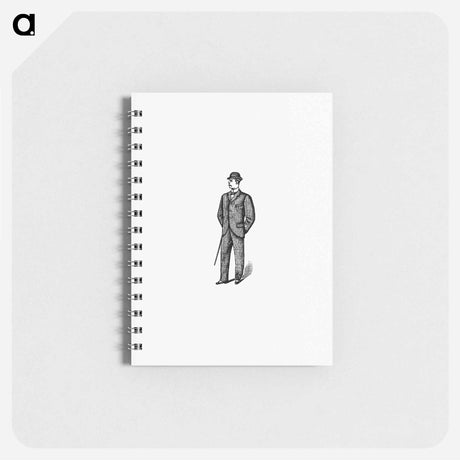 アートメモ帳-Gentleman Fashion from Cook's Handbook For London
 - 大英図書館 Memo.