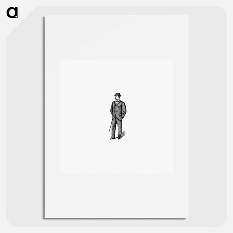 アートポスター-Gentleman Fashion from Cook's Handbook For London
 - 大英図書館 Poster.
