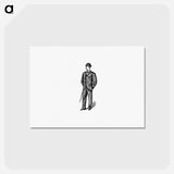 アートポストカード-Gentleman Fashion from Cook's Handbook For London
 - 大英図書館 Postcard.