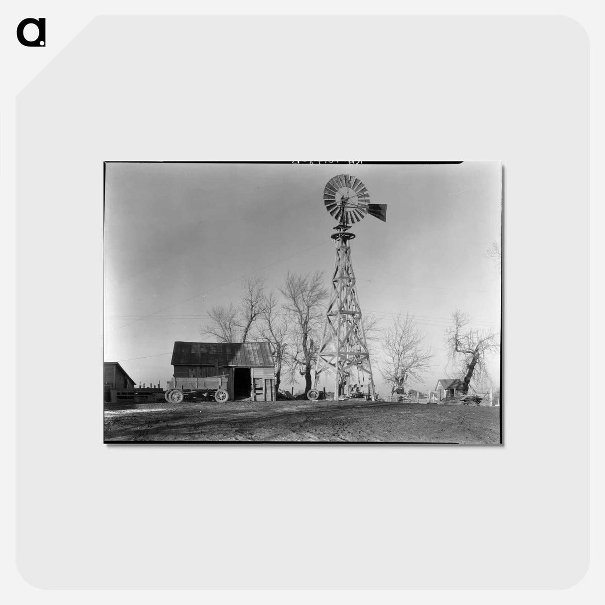 アートポストカード-Martin Myre's Windmill
 - ラッセル リー Postcard.