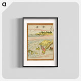Kambara - Katsushika Hokusai Poster.