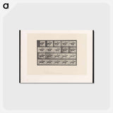 アートポストカード-Man on Horse
 - エドワード マイブリッジ Postcard.