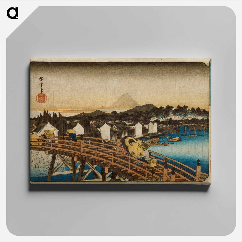 Sudden Shower on Nihonbashi
 - 歌川 広重 Canvas.