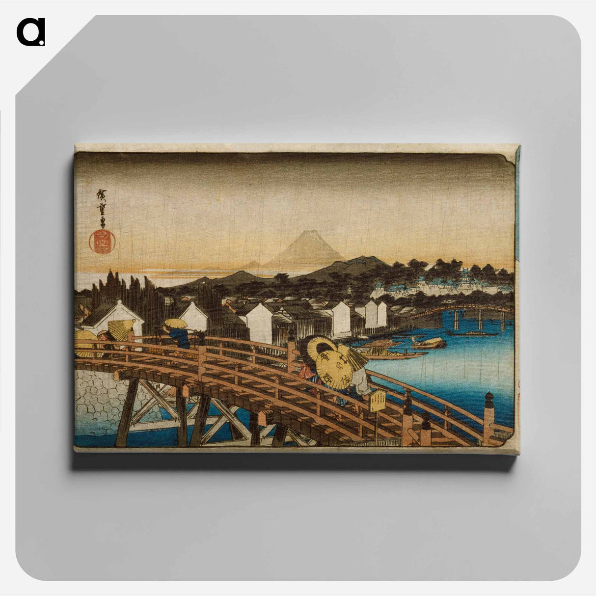 Sudden Shower on Nihonbashi
 - 歌川 広重 Canvas.