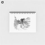 アートメモ帳-Big Wheel Cyclist
 - 大英図書館 Memo.