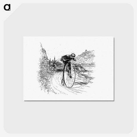 アートポストカード-Big Wheel Cyclist
 - 大英図書館 Postcard.