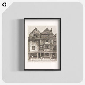 アートポスター-Houses on the South Side of a Street called London Wall
 - イェール大学アートギャラリー Poster.
