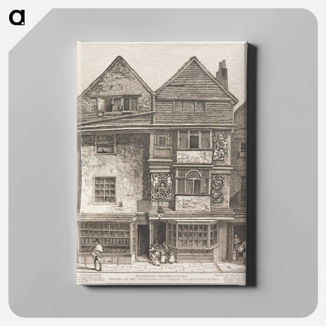 アートパネル-Houses on the South Side of a Street called London Wall
 - イェール大学アートギャラリー Canvas.