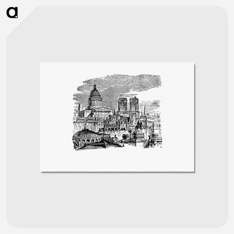 アートポストカード-France from Paris-Neuf, Or Dream And Reality. Great Phantasmagoria
 - 大英図書館 Postcard.