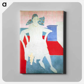 アートパネル-Woman with a Madras Hat - アンリ マティス Canvas.