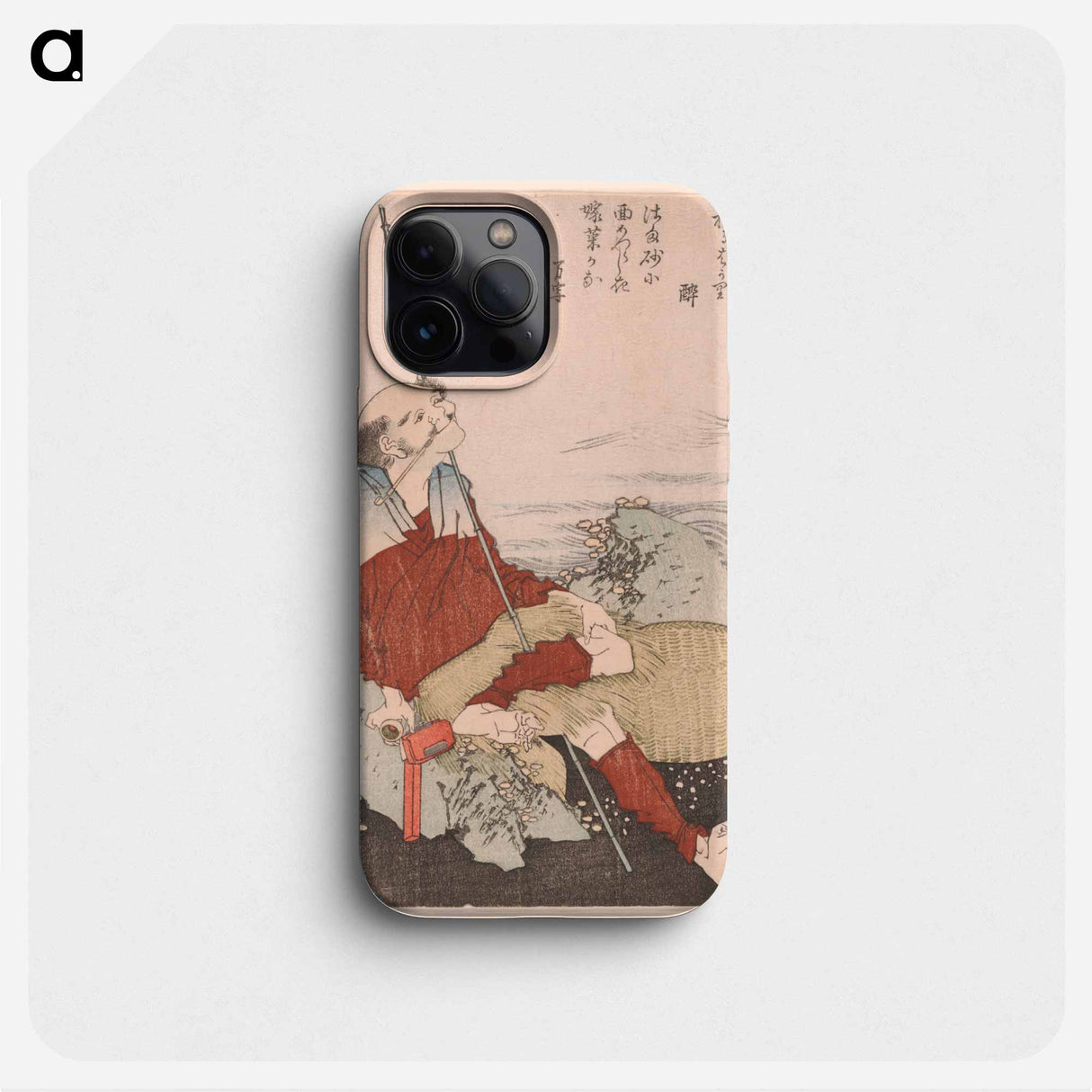 Self-Portrait as a Fisherman - Katsushika Hokusai Phone Case.