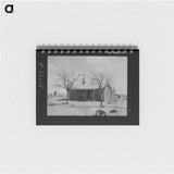 アートメモ帳-Abandoned House and Cornfield
 - ラッセル リー Memo.