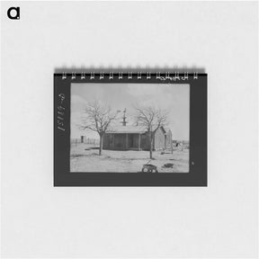 アートメモ帳-Abandoned House and Cornfield
 - ラッセル リー Memo.