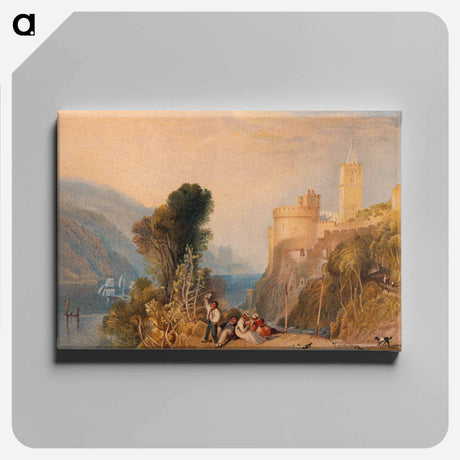 アートパネル-Dartmour Castle on the River Dover
 - イェール大学アートギャラリー Canvas.