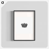 アートポスター-Crown from A Vade-Mecum for Malt-Worms; or, a Guide to Good-Fellows
 - 大英図書館 Poster.