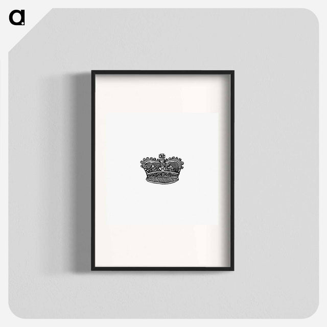 アートポスター-Crown from A Vade-Mecum for Malt-Worms; or, a Guide to Good-Fellows
 - 大英図書館 Poster.