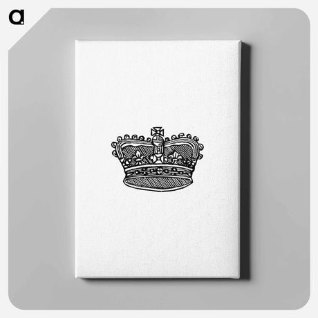 アートパネル-Crown from A Vade-Mecum for Malt-Worms; or, a Guide to Good-Fellows
 - 大英図書館 Canvas.