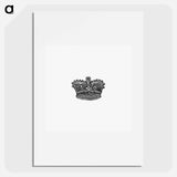 アートポスター-Crown from A Vade-Mecum for Malt-Worms; or, a Guide to Good-Fellows
 - 大英図書館 Poster.