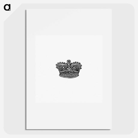アートポスター-Crown from A Vade-Mecum for Malt-Worms; or, a Guide to Good-Fellows
 - 大英図書館 Poster.