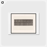 アートポストカード-Man with Buckets
 - エドワード マイブリッジ Postcard.