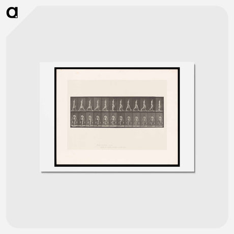 アートポストカード-Man with Buckets
 - エドワード マイブリッジ Postcard.