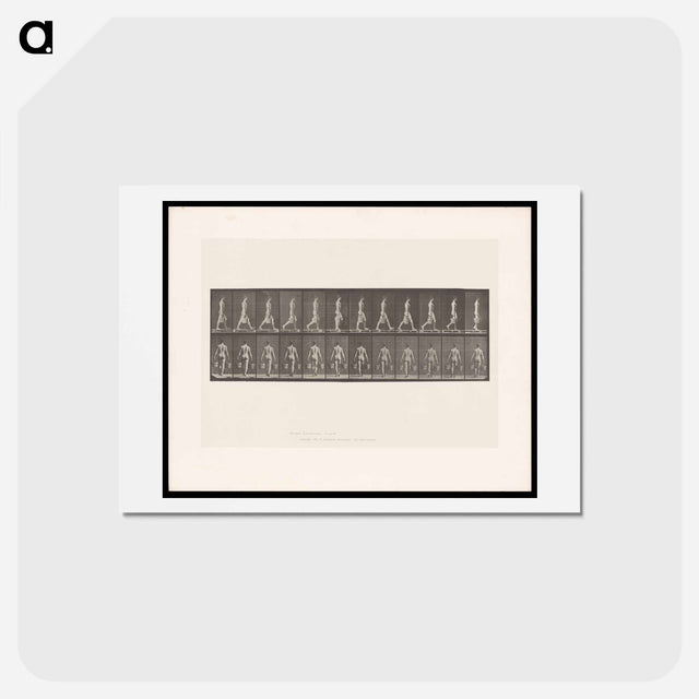 アートポストカード-Man with Buckets
 - エドワード マイブリッジ Postcard.