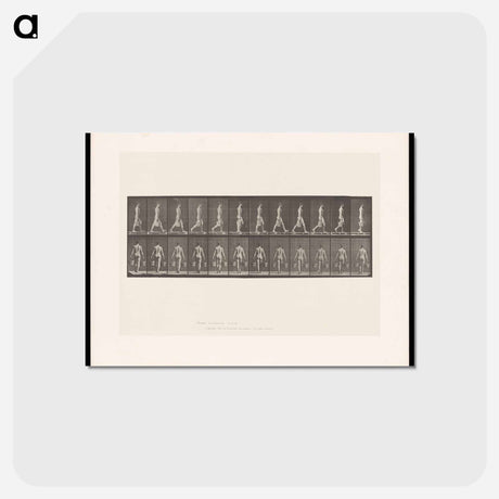 アートポストカード-Man with Buckets
 - エドワード マイブリッジ Postcard.