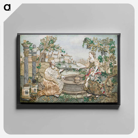 アートパネル-Jesus with the Woman of Samaria
 - セントルイス美術館 Canvas.