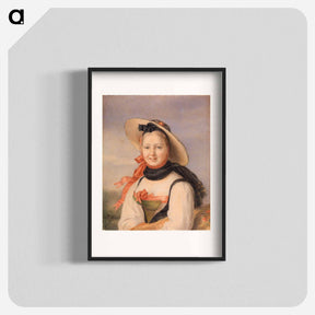アートポスター-Portrait of a Girl
 - バーンズ・コレクション Poster.