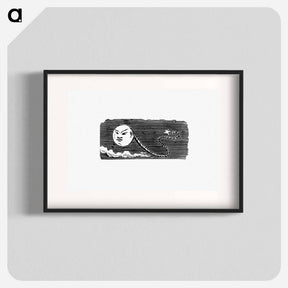 アートポスター-Tailpiece with Face
 - 大英図書館 Poster.