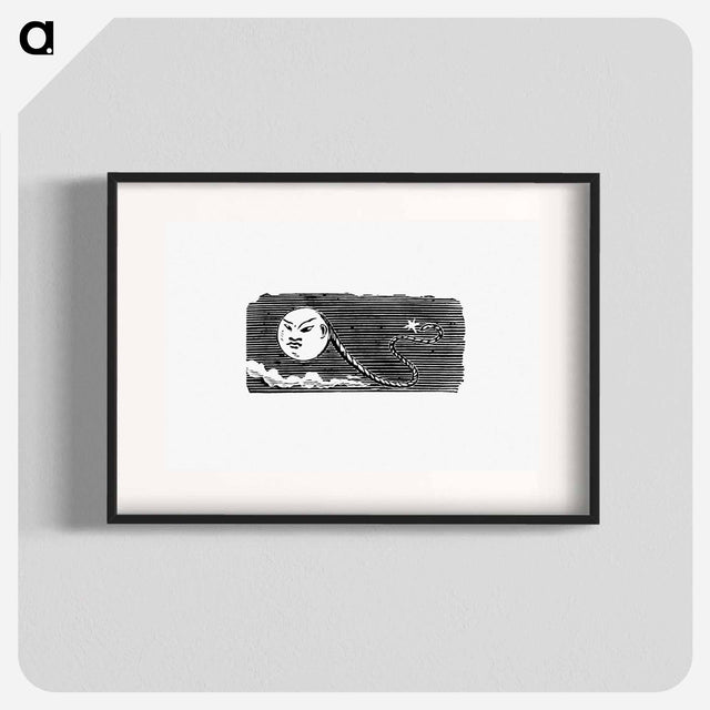 アートポスター-Tailpiece with Face
 - 大英図書館 Poster.