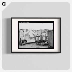 アートポスター-Whitmarsh's Circus Wagons
 - ラッセル リー Poster.