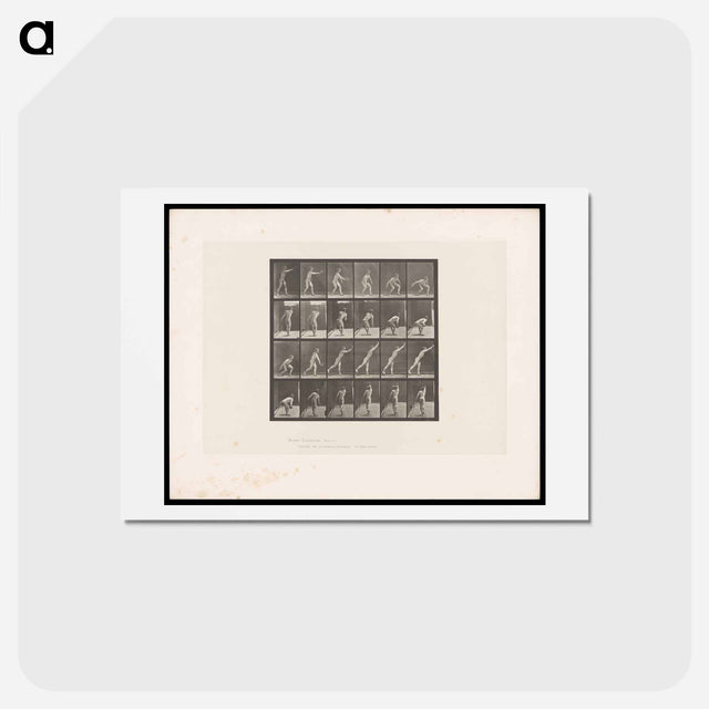 アートポストカード-Discus Thrower
 - エドワード マイブリッジ Postcard.