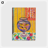 アートポストカード-Goldfish Bowl - アンリ マティス Postcard.